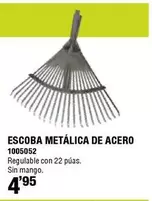 Oferta de Escoba Metalica De Acero por 4,95€ en Cifec