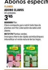 Oferta de Flower - Abono Clavos por 3,45€ en Cifec