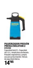 Oferta de Mattel - Pulverizador Presión Previa Evolution 2 por 14,95€ en Cifec