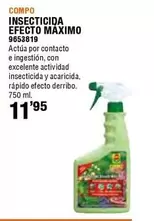 Oferta de Compo - Insecticida Efecto Maximo 965819 por 11,95€ en Cifec