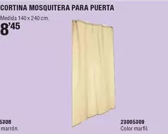 Oferta de Cortina Mosquitera Para Puerta por 8,45€ en Cifec