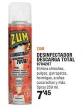Oferta de Zum - Desinfectador Descarga Total por 7,45€ en Cifec