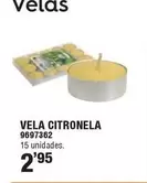 Oferta de Velas por 2,95€ en Cifec