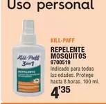 Oferta de Kill Paff - Repelente Mosquitos por 4,35€ en Cifec