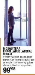 Oferta de Mosquitera Enrollable Lateral por 99,95€ en Cifec