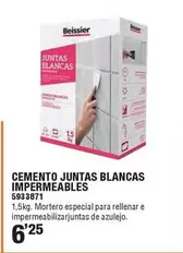 Oferta de Beissier - Cemento Juntas Blancas Impermeables por 6,25€ en Cifec