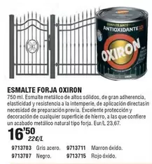 Oferta de Esmalte Forja Oxiron por 16,5€ en Cifec