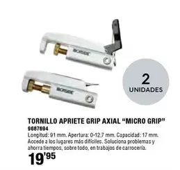 Oferta de Tornillo Aprite Grip Axial por 19,95€ en Cifec