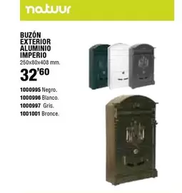 Oferta de Buzon Exterior Aluminio Imperio por 32,6€ en Cifec