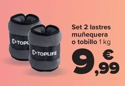 Oferta de Set 2 Lastres Munequera O Tobillo 1 Kg por 9,99€ en Carrefour