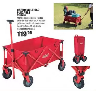 Oferta de Carro Multiuso Plegable por 119,95€ en Cofac
