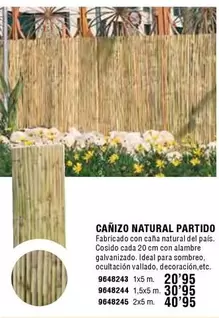 Oferta de Ideal - Canizo Natural Partido por 20,95€ en Cofac