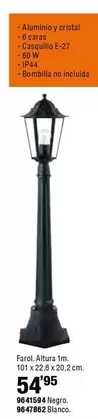 Oferta de Farol/ Altura 1m por 54,95€ en Cofac