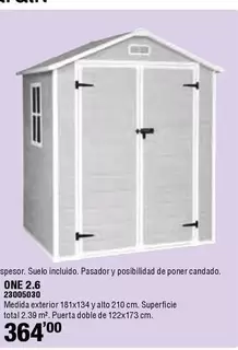Oferta de One -  2.6 por 364€ en Cofac