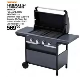 Oferta de Campingaz - Barbacoa A Gas 4 Quemadores por 569€ en Cofac