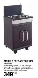 Oferta de Modulo Fregadero Fidgi por 349€ en Cofac
