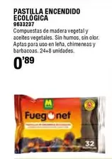 Oferta de Fuegonet - Pastilla Encendido Ecologica por 0,89€ en Cofac