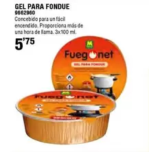 Oferta de Fuegonet - Gel Para Fondue por 5,75€ en Cofac