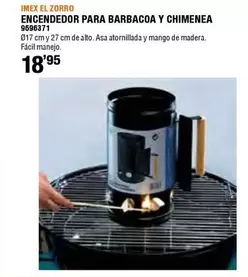 Oferta de Imex - Encendedor Para Barbacoa Y Chimenea por 18,95€ en Cofac