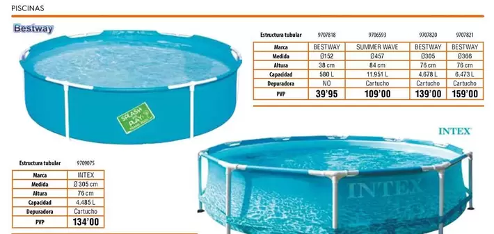 Oferta de Bestway - Piscinas por 39,95€ en Cofac