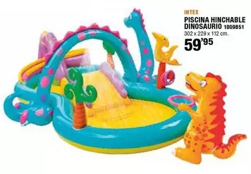 Oferta de Intex - Piscina Hinchable Dinosaurio por 59,95€ en Cofac