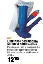 Oferta de Gre - Limpiafondos Piscina Micro por 12,95€ en Cofac