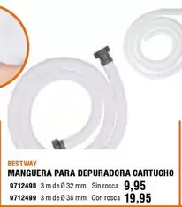 Oferta de Bestway - Manguera Para Depuradora Cartucho por 9,95€ en Cofac