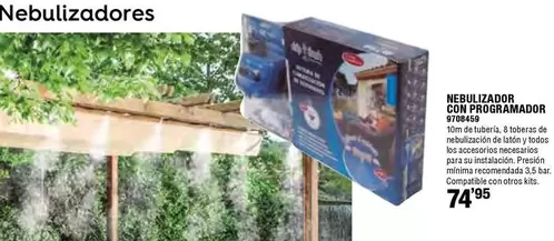 Oferta de Nebulizador Con Programador por 74,95€ en Cofac