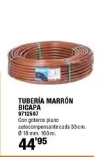 Oferta de Tuberia Marrón Bicapa por 44,95€ en Cofac