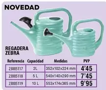 Oferta de Zebra - Regadera por 4,45€ en Cofac