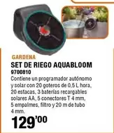 Oferta de Gardena - Set De Riego Aquabloom 9700810 por 129€ en Cofac