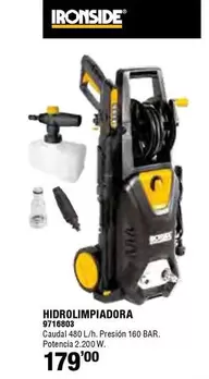 Oferta de Ironside - Hidrolimpiadora 9716803 por 179€ en Cofac
