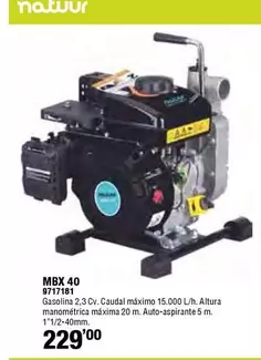 Oferta de Natuur - MBX 40 por 229€ en Cofac