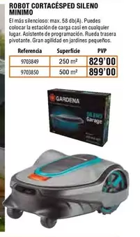 Oferta de La Estación - Robot Cortacepsed Silenno Minimo por 829€ en Cofac