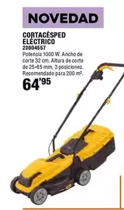 Oferta de Cortacésped Electrico por 64,95€ en Cofac