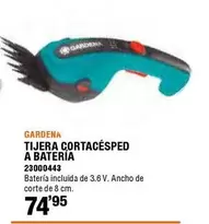 Oferta de Gardena - Tijera Cortacésped A Batería 23000443 por 74,95€ en Cofac