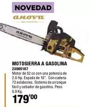 Oferta de HP - Motosierra A Gasolina por 179€ en Cofac