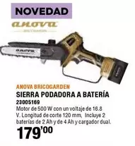 Oferta de Sierra Podadora A Batería 23005169 por 179€ en Cofac
