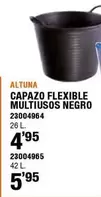 Oferta de Altuna - Capazo Flexible Multiusos Negro por 4,95€ en Cofac