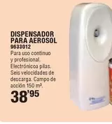 Oferta de Dispensador Para Aerosol por 38,95€ en Cofac