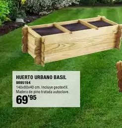 Oferta de Huerto Urbano Basil por 69,95€ en Cofac