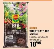 Oferta de Compo - Substrato Bio por 18,95€ en Cofac