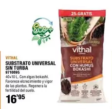 Oferta de Universal - Substrato  Sin Turba por 16,95€ en Cofac