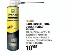 Oferta de Preben - Laca Insecticida Cucarachas por 10,95€ en Cofac