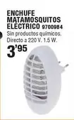Oferta de Enchufe Matamosquitos Eléctrico por 3,95€ en Cofac