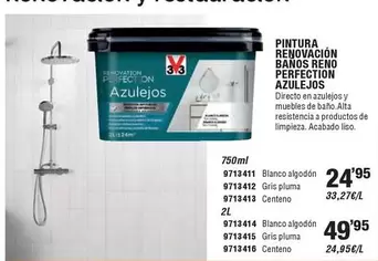 Oferta de Reno - Pintura Renovacion Banos Reno Perfection por 24,95€ en Cofac
