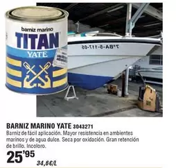 Oferta de Titan - Barniz Marino Yate por 25,95€ en Cofac