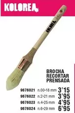 Oferta de Kolorea - Brocha Recorta Presada por 3,15€ en Cofac