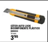 Oferta de Cuter Auto Lock Bicomponente Plástico por 3,95€ en Cofac
