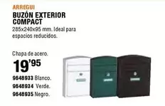 Oferta de Arregui - Buzon Exterior Compact por 19,95€ en Cofac